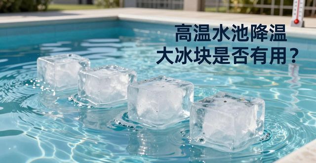 深圳南山高温水池降温大冰块，到底管不管用？
